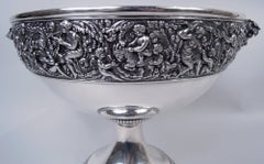 Tiffany Punchbowl & Ladle in Historic Beaux-Arts Olympian Pattern