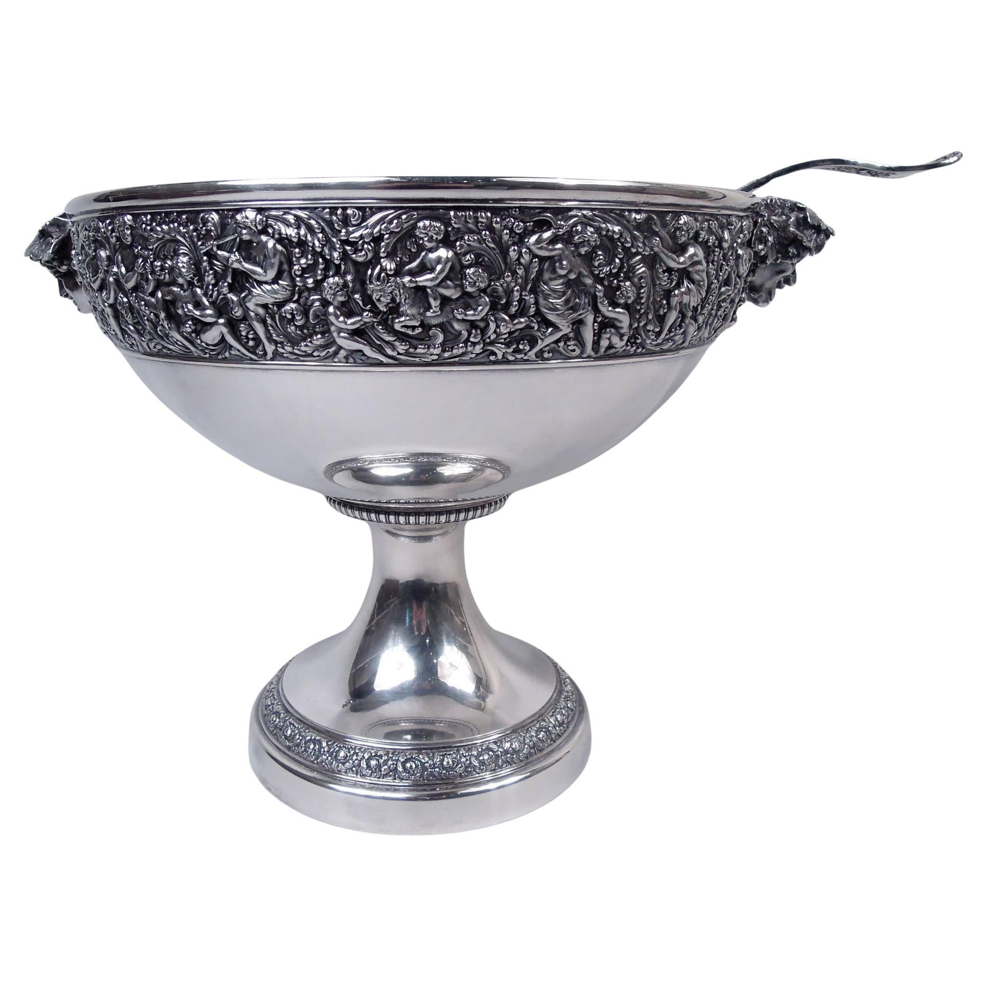 Tiffany Punchbowl 
Ladle in Historic Beaux-Arts Olympian Pattern