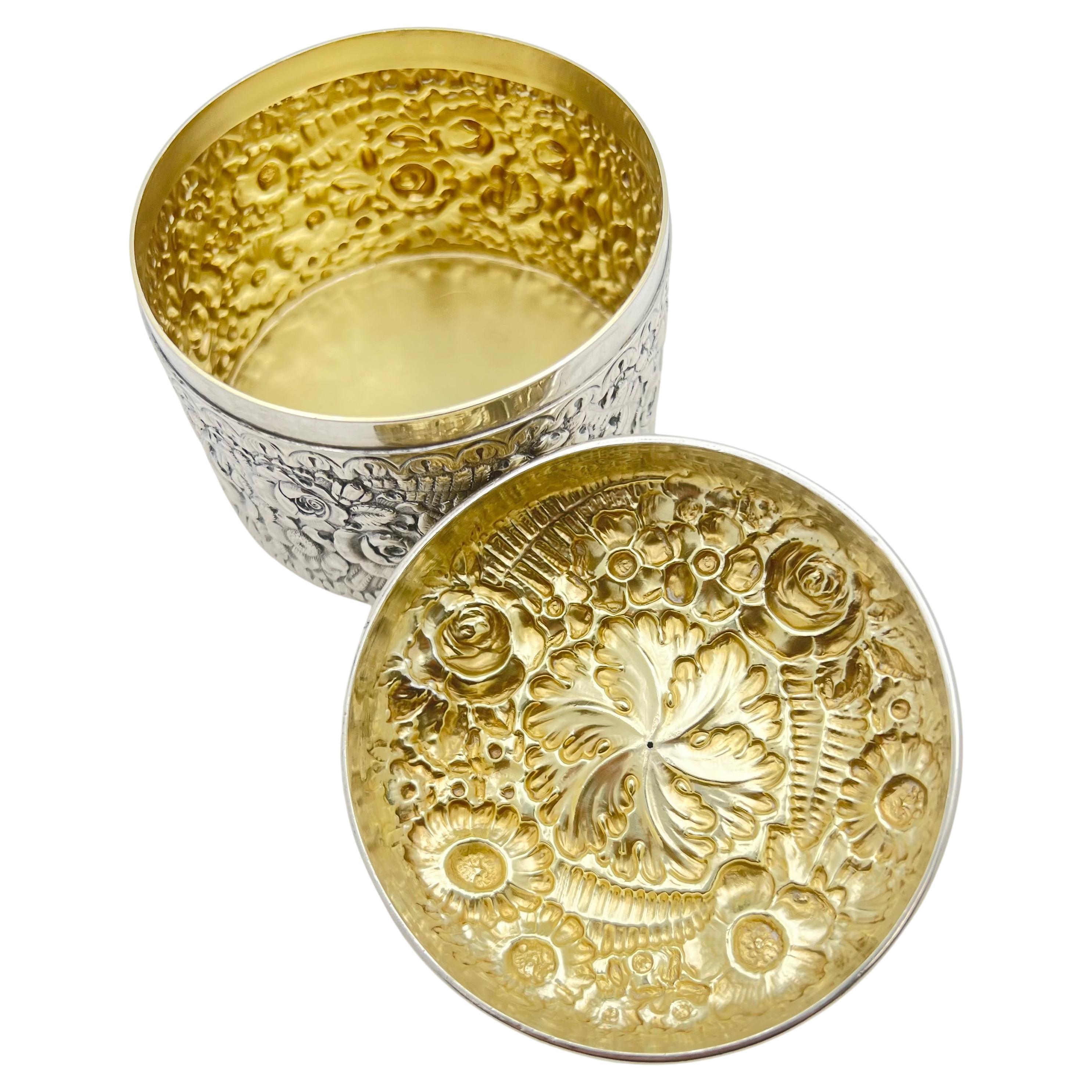 Tiffany Repoussé Sterling Silver 11-Piece Vanity Dresser Set 1