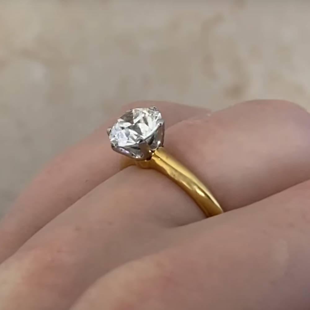 Tiffany-Ring, Tiffany & Co. Vintage-Diamant-Ring aus der Retro-Ära (ca. 1,3-karätiger Zeit) im Angebot 2