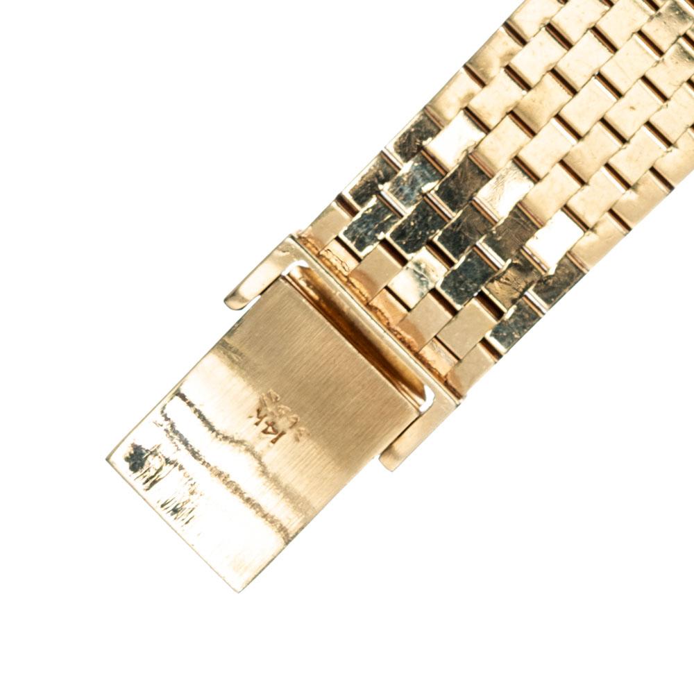 Tiffany Rolex Geneve Yellow Gold Ladies Wristwatch In Good Condition For Sale In Stamford, CT