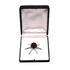 Tiffany Broche en rubellite et diamants
