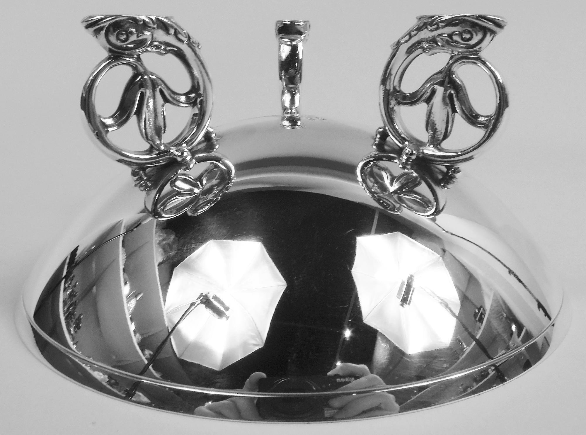 XX secolo Ciotola in argento sterling stile The Modern Scandinavian Tiffany in vendita