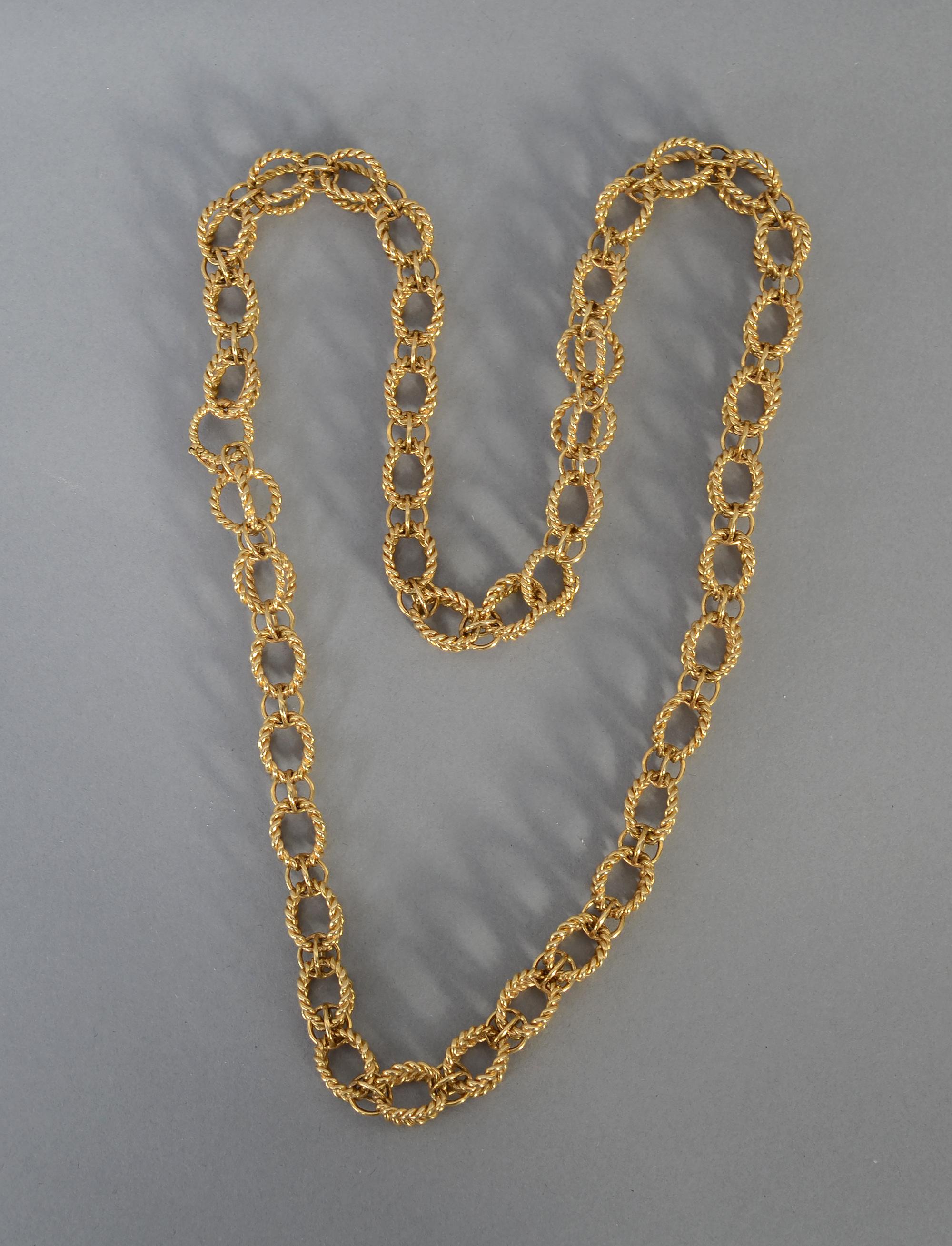 Tiffany Schlumberger Circle Rope Necklace and Bracelet In Excellent Condition In Darnestown, MD