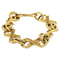 Tiffany Schlumberger Fancy Link Bracelet in 18K Yellow Gold