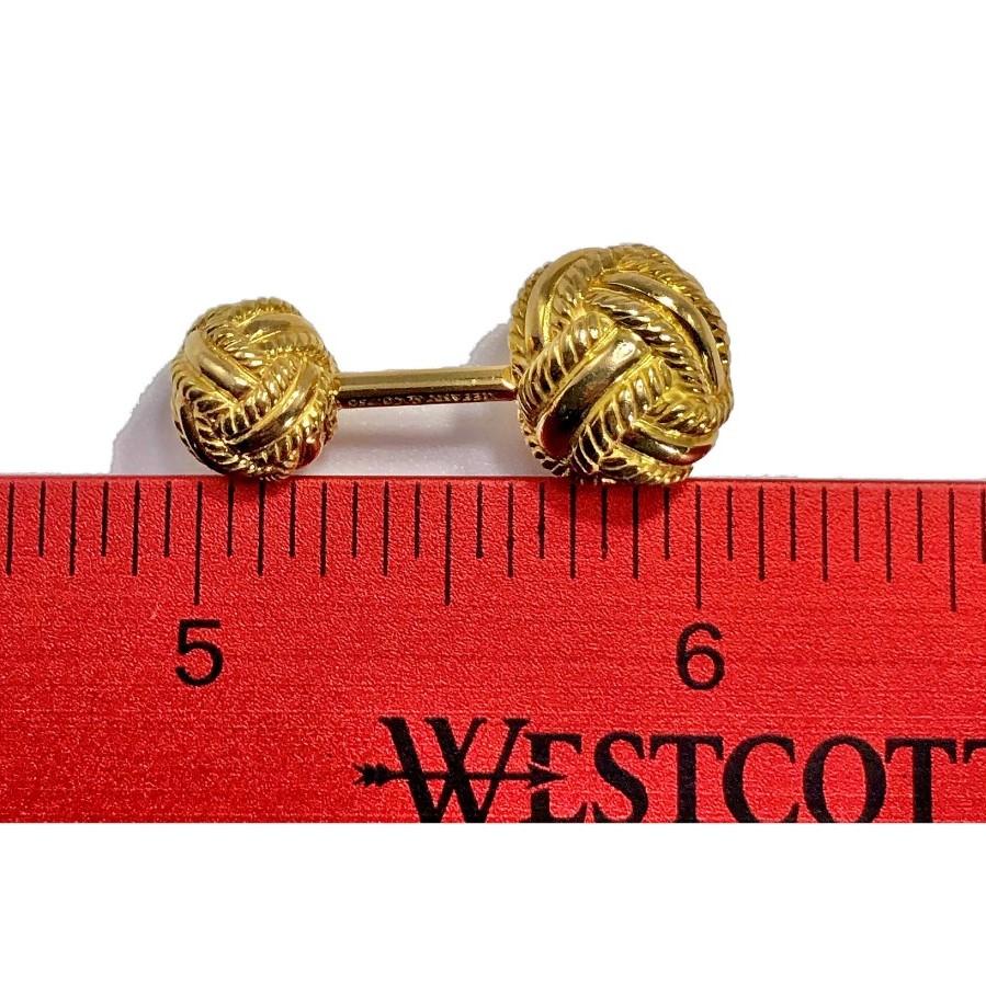 Men's Tiffany & Co. Schlumberger Four Button 18k Yellow Gold Stud Set