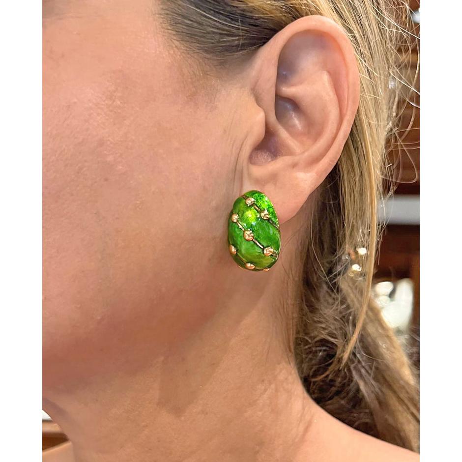 tiffany green earrings