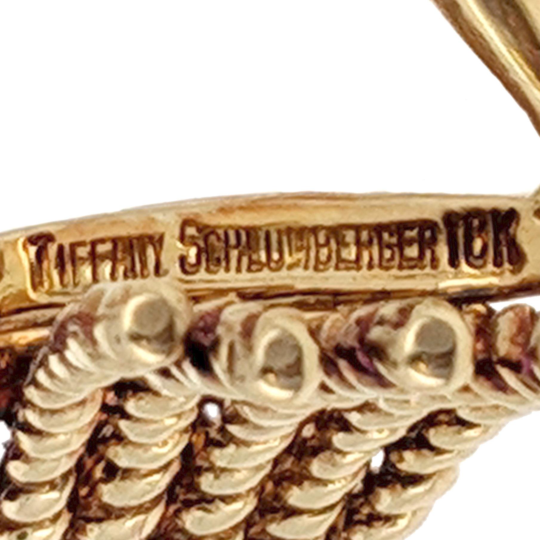 Women's or Men's Jean Schlumberger for Tiffany & Co., V Rope Earrings