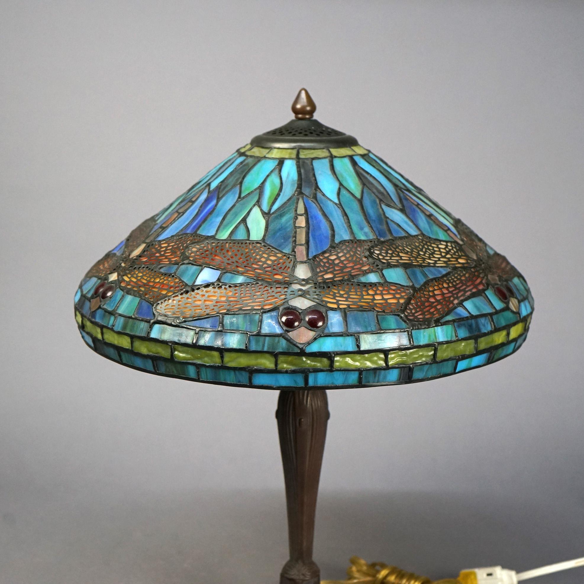 tiffany style dragonfly lamp