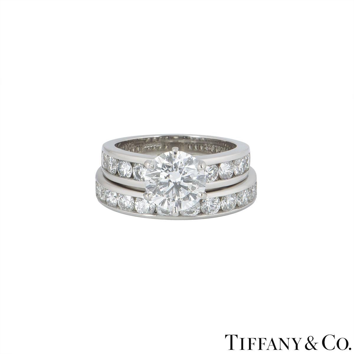 solitaire with eternity band