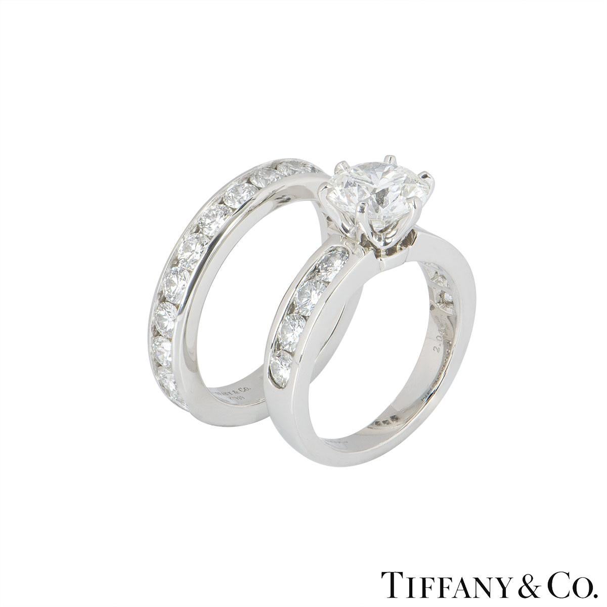 solitaire ring with eternity band