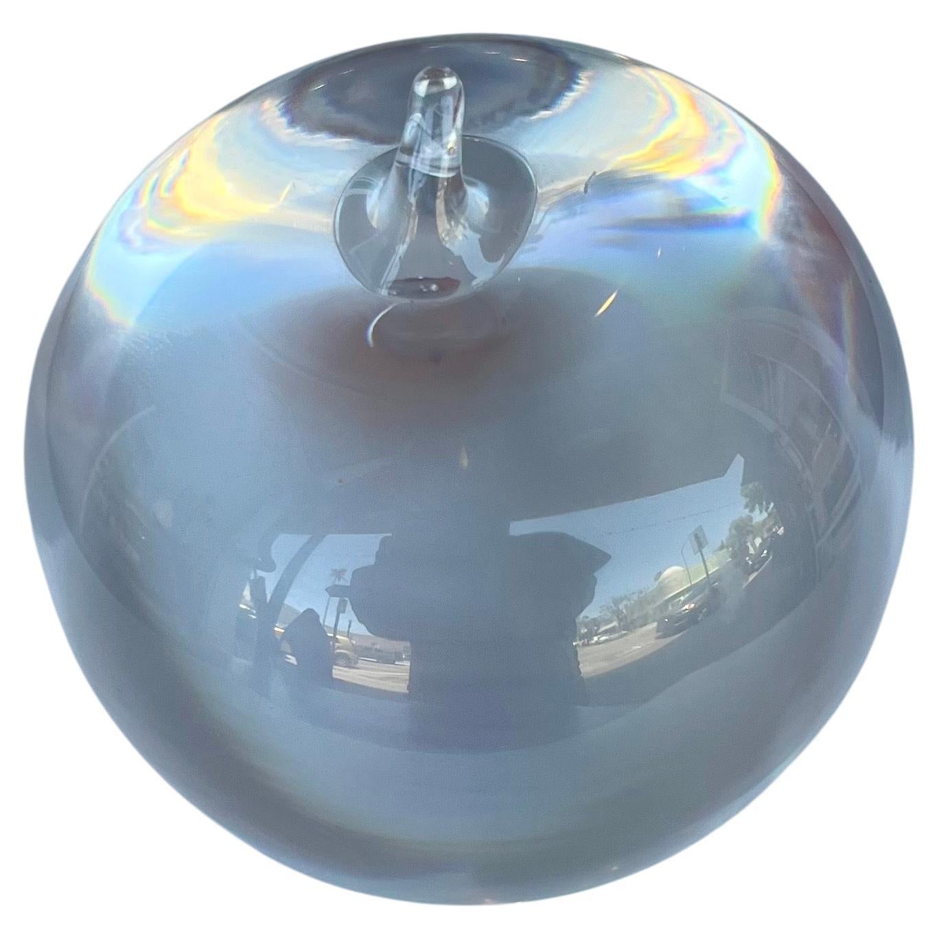 tiffany apple paperweight