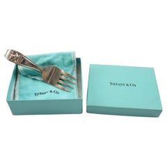 tiffany silver baby fork cutlery mother hubbard