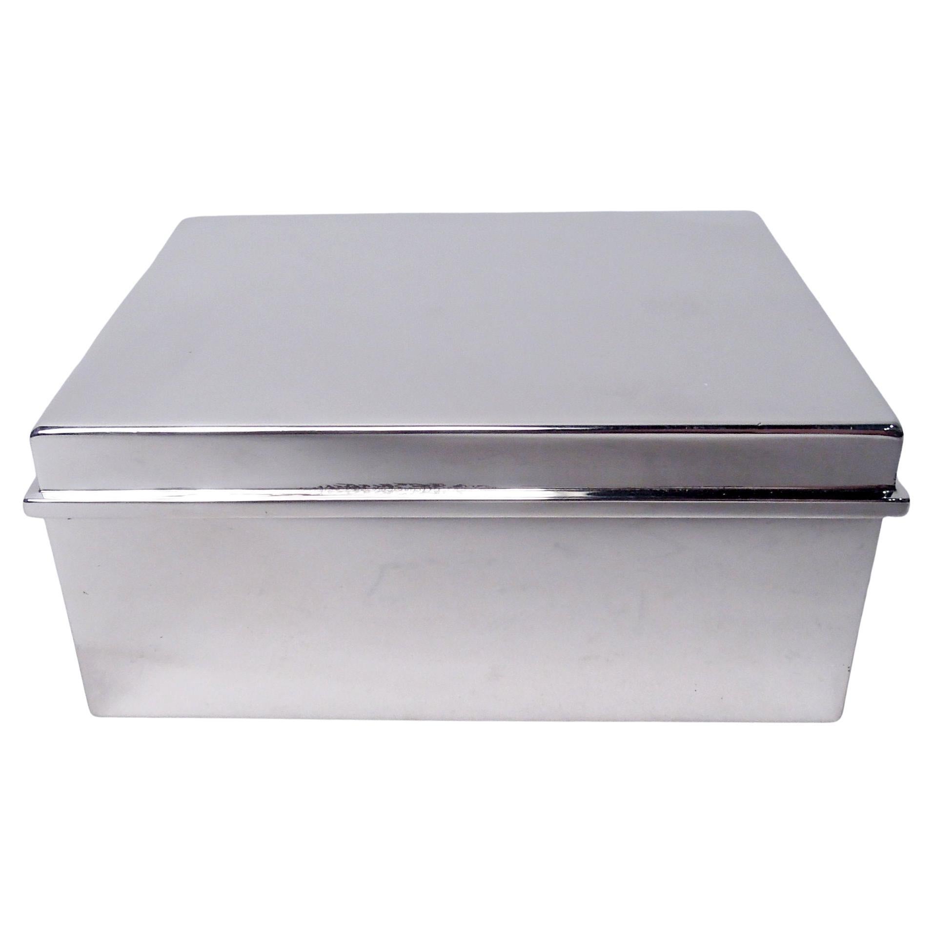 Tiffany Small Modern Sterling Silver Box