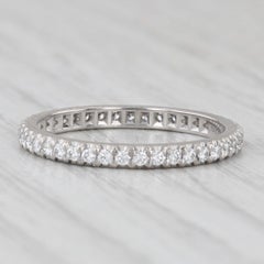 Tiffany Soleste 0.33ctw Diamond Eternity Band 950 Platinum Wedding Ring Box