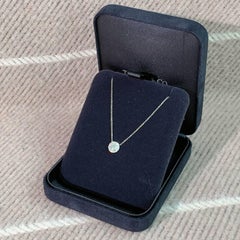 Tiffany Soleste Double Halo Sunflower Platinum Diamonds Necklace