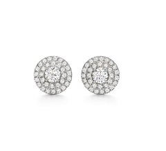 Tiffany & Co. Ohrstecker aus Platin mit Diamanten von Soleste
