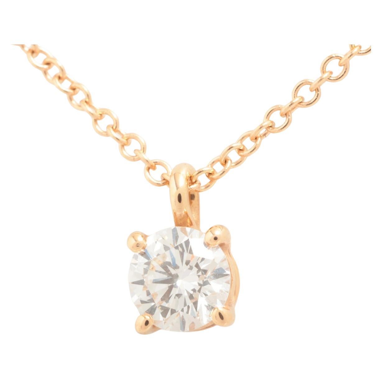  Tiffany Solitaire Diamond Necklace 