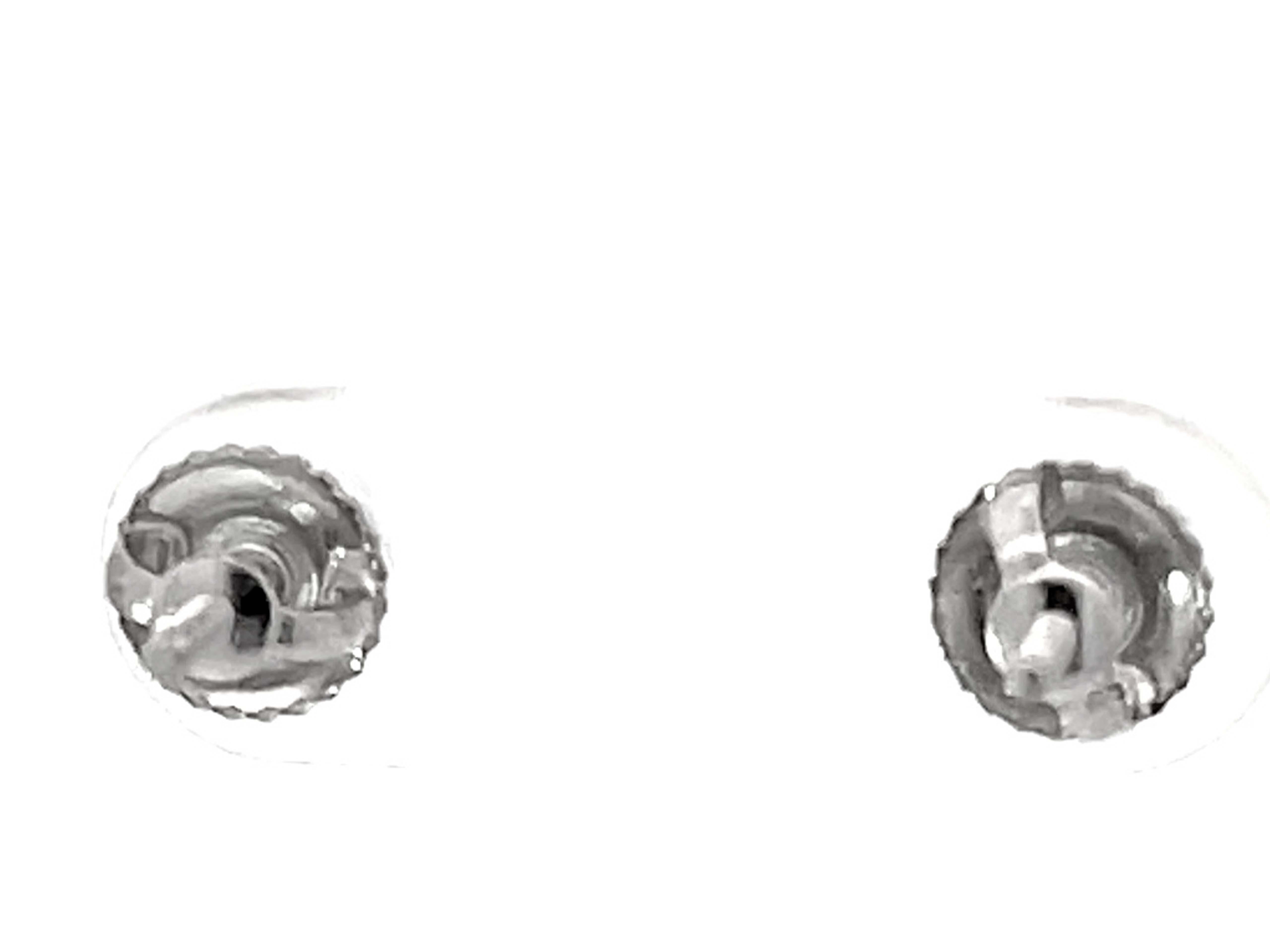 Women's Tiffany & Co. Solitaire Diamond Stud Earrings in Platinum 0.29 Ct