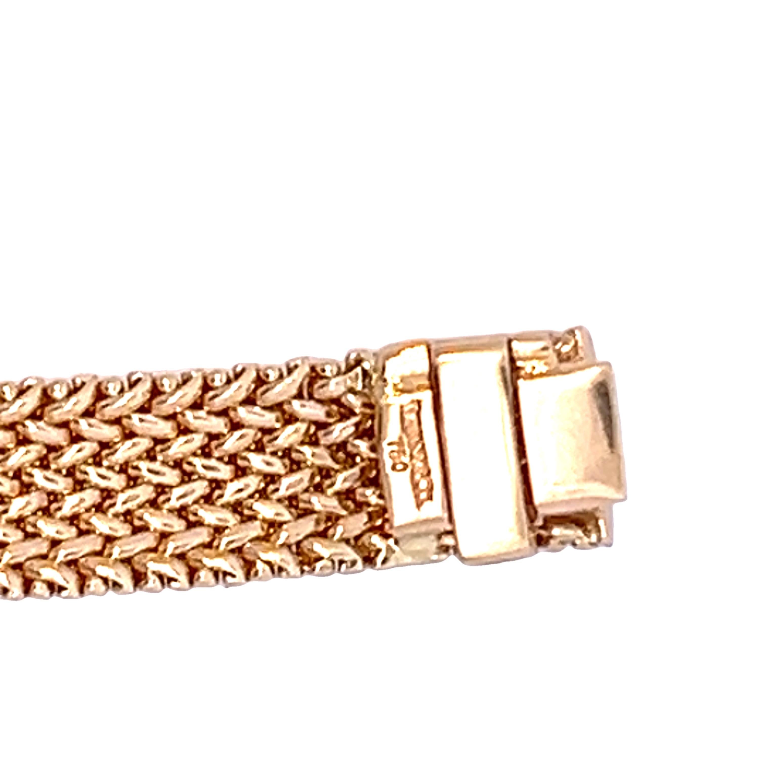 Tiffany Somerset Bracelet en maille Excellent état à Asheville, NC