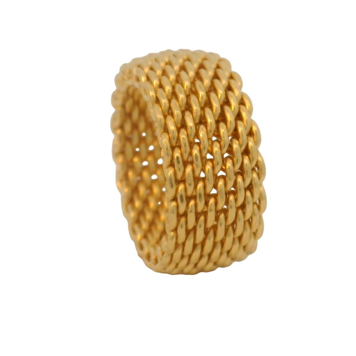 Contemporain Tiffany Somerset Mesh Ring