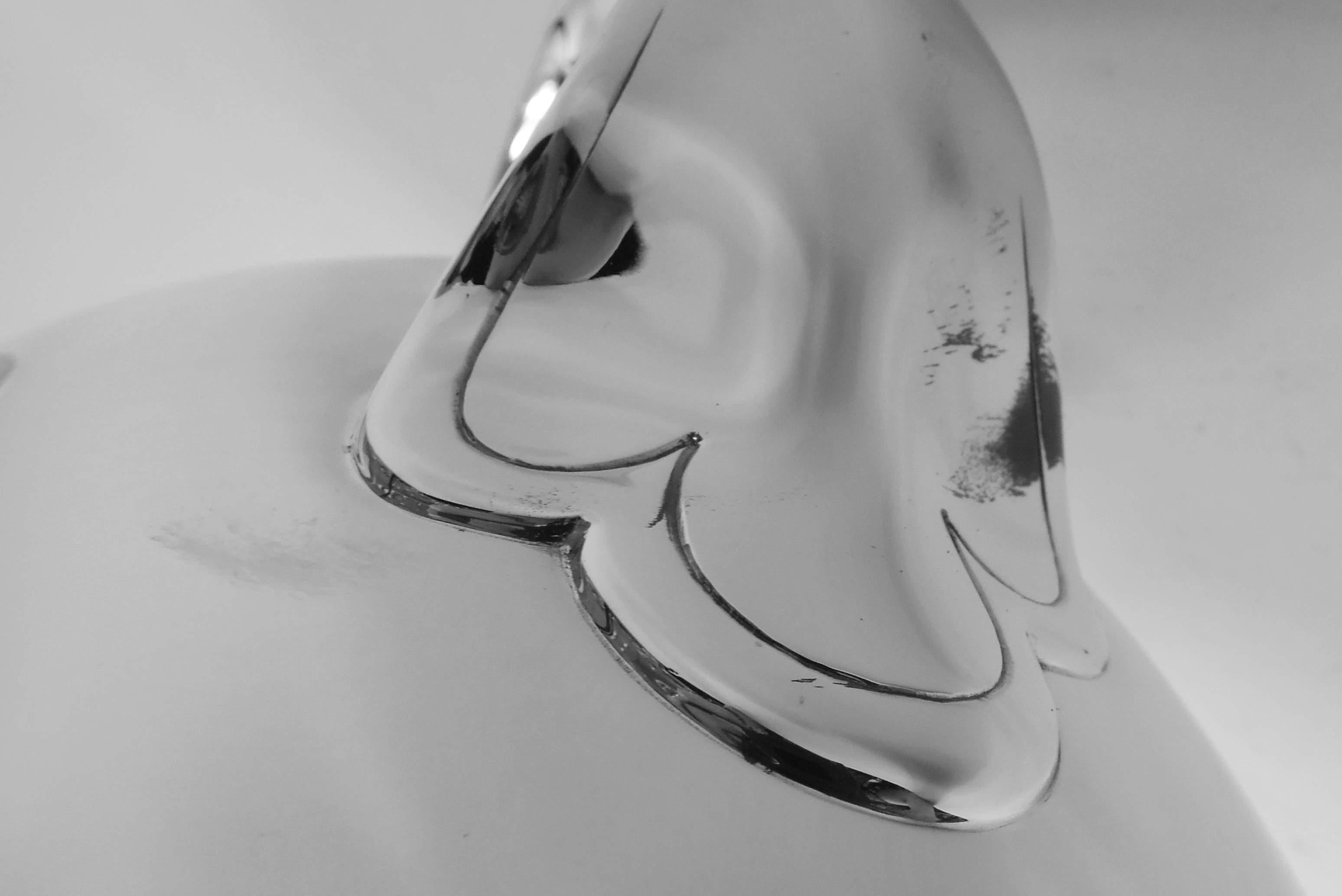 Tiffany Spare & Heavy Modern Sterling Silver Water Pitcher 3