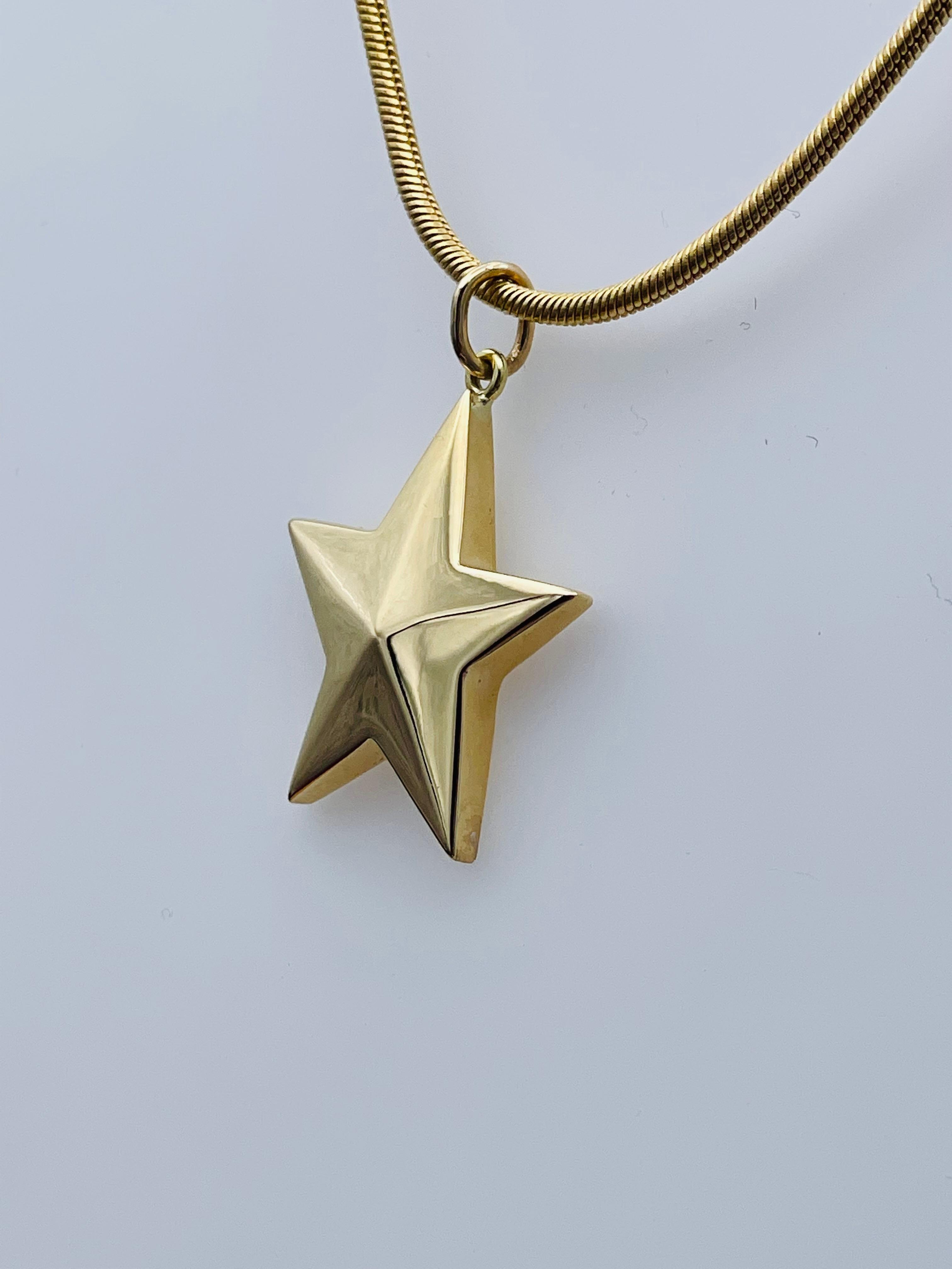Tiffany & Co. Sternstern-Gold-Charm für Damen oder Herren