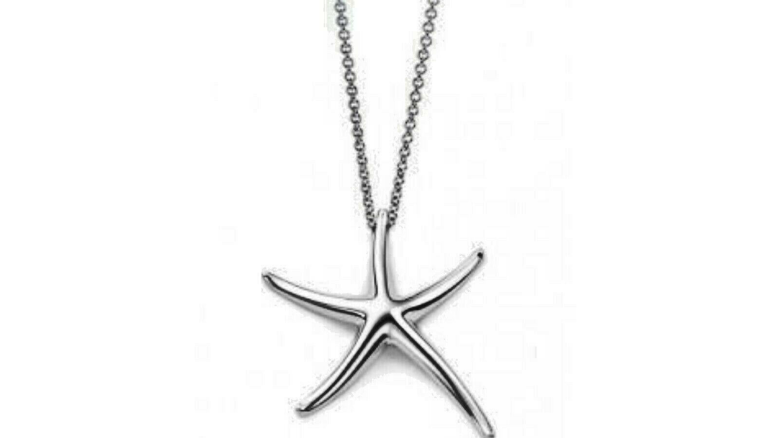 starfish necklace silver