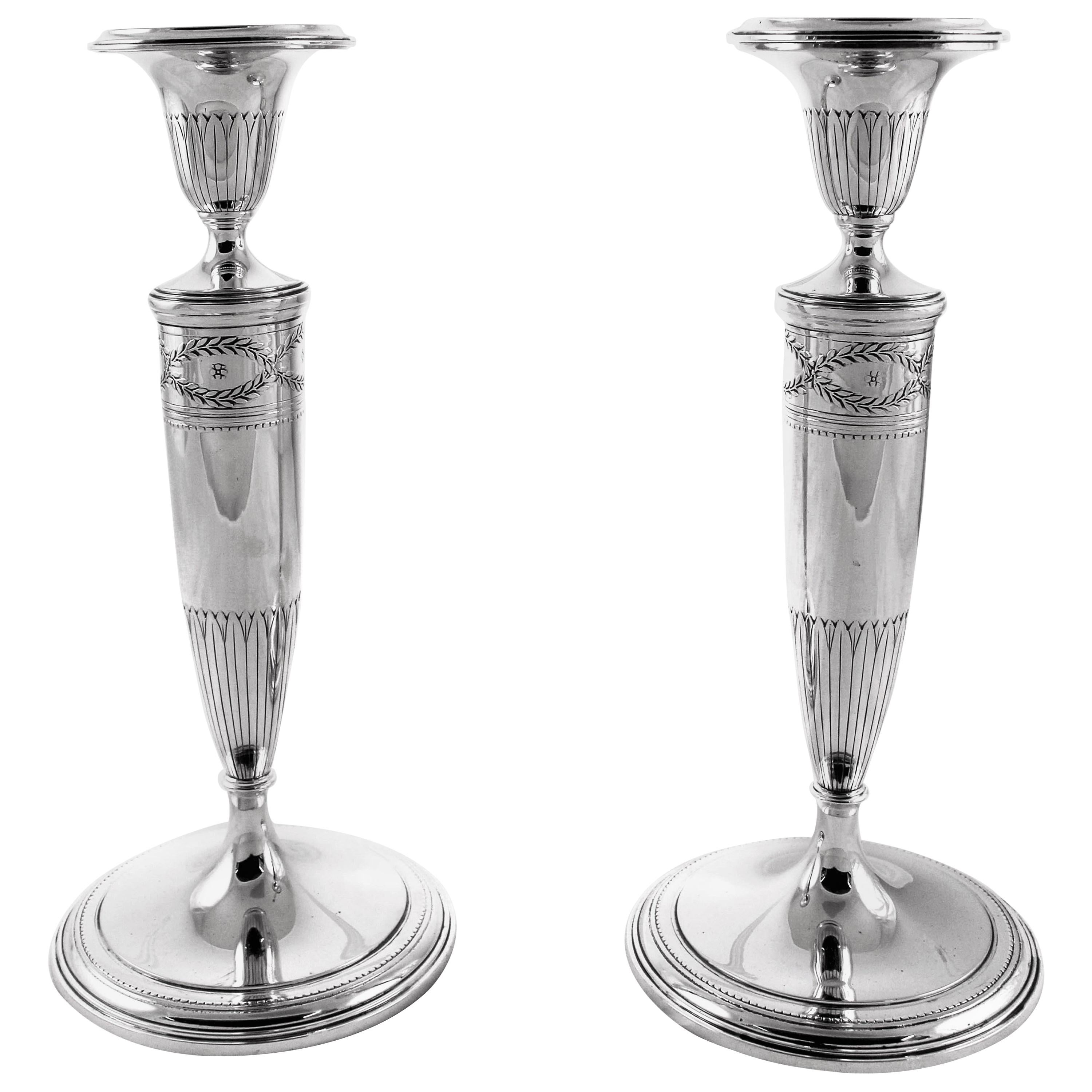 Tiffany Sterling Candlesticks at 1stDibs