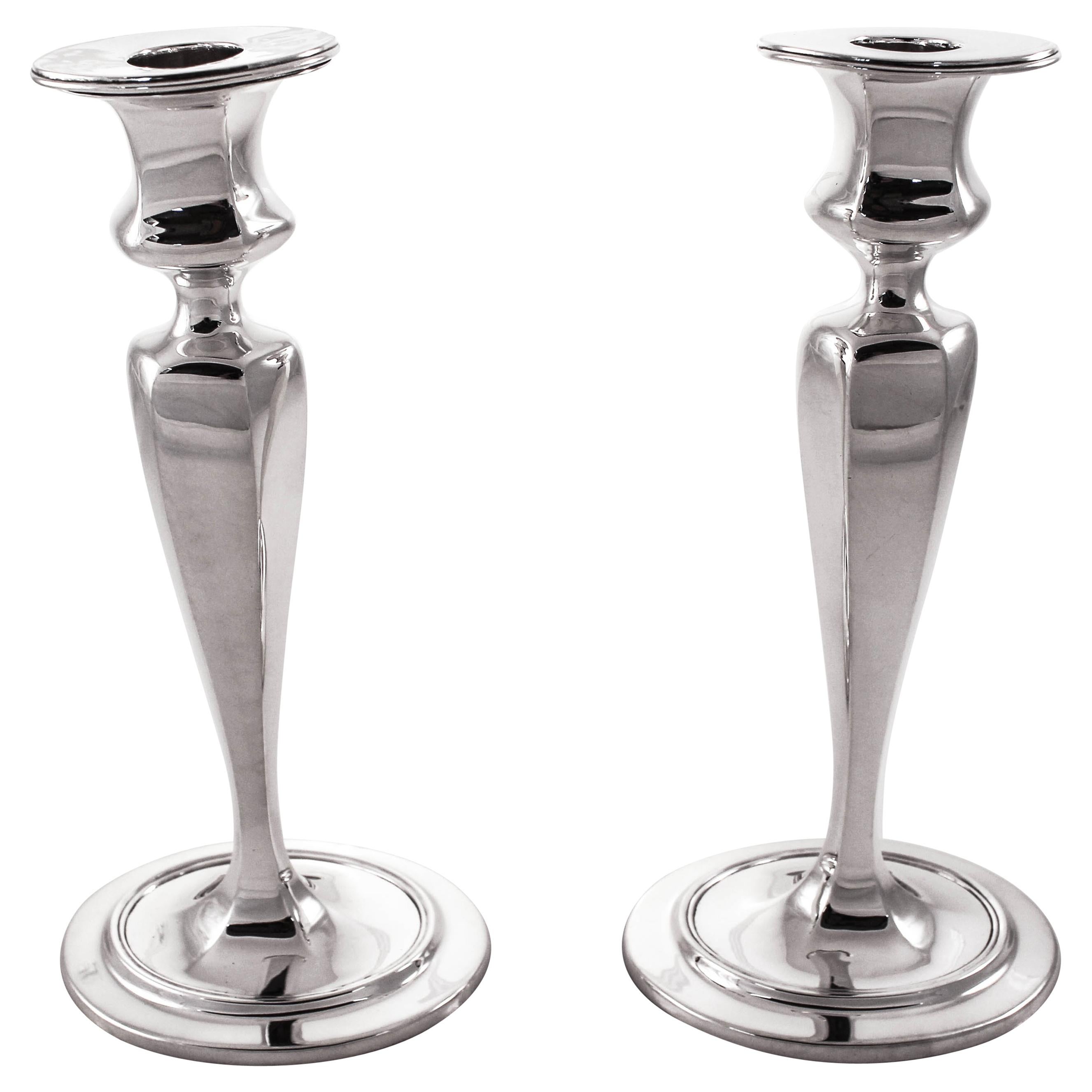Tiffany & Co. Sterling Candlesticks