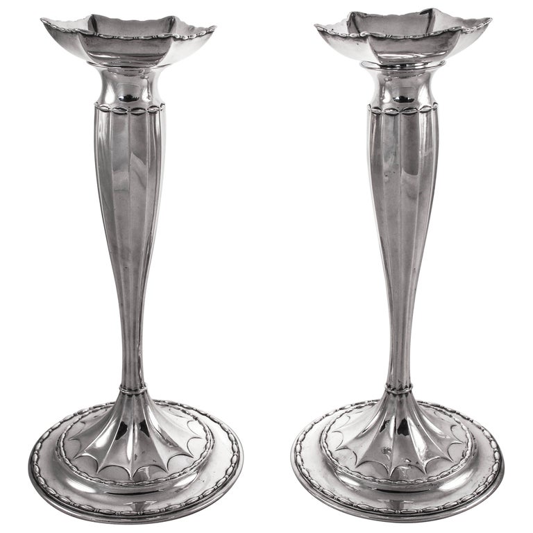 Tiffany Sterling Candlesticks For Sale at 1stDibs