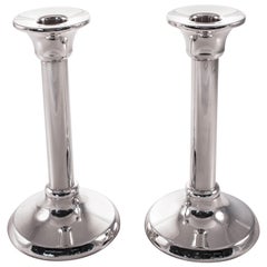 Tiffany Sterling Middle Candlesticks