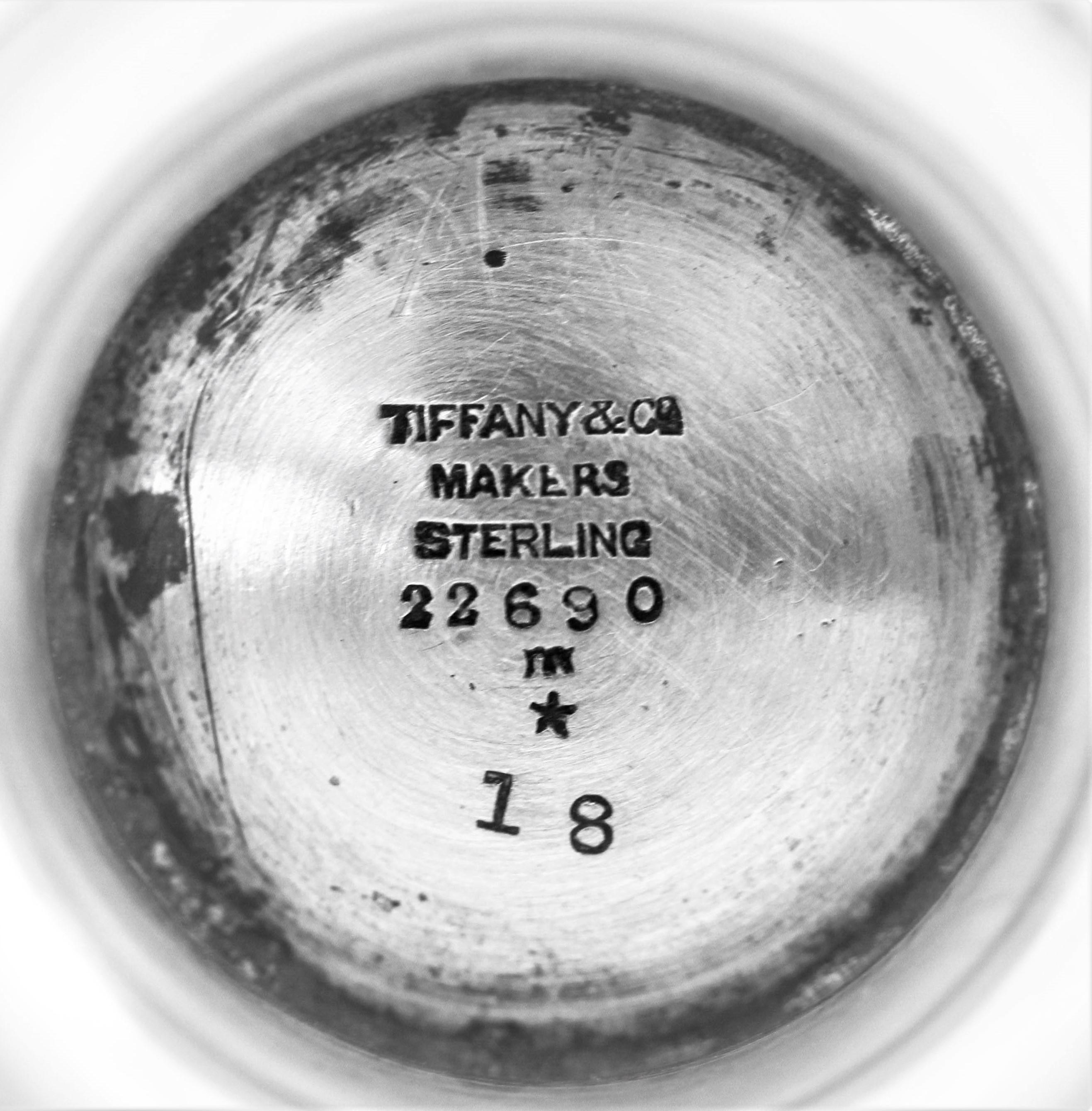 Mid-20th Century Tiffany Sterling Salt Shakers