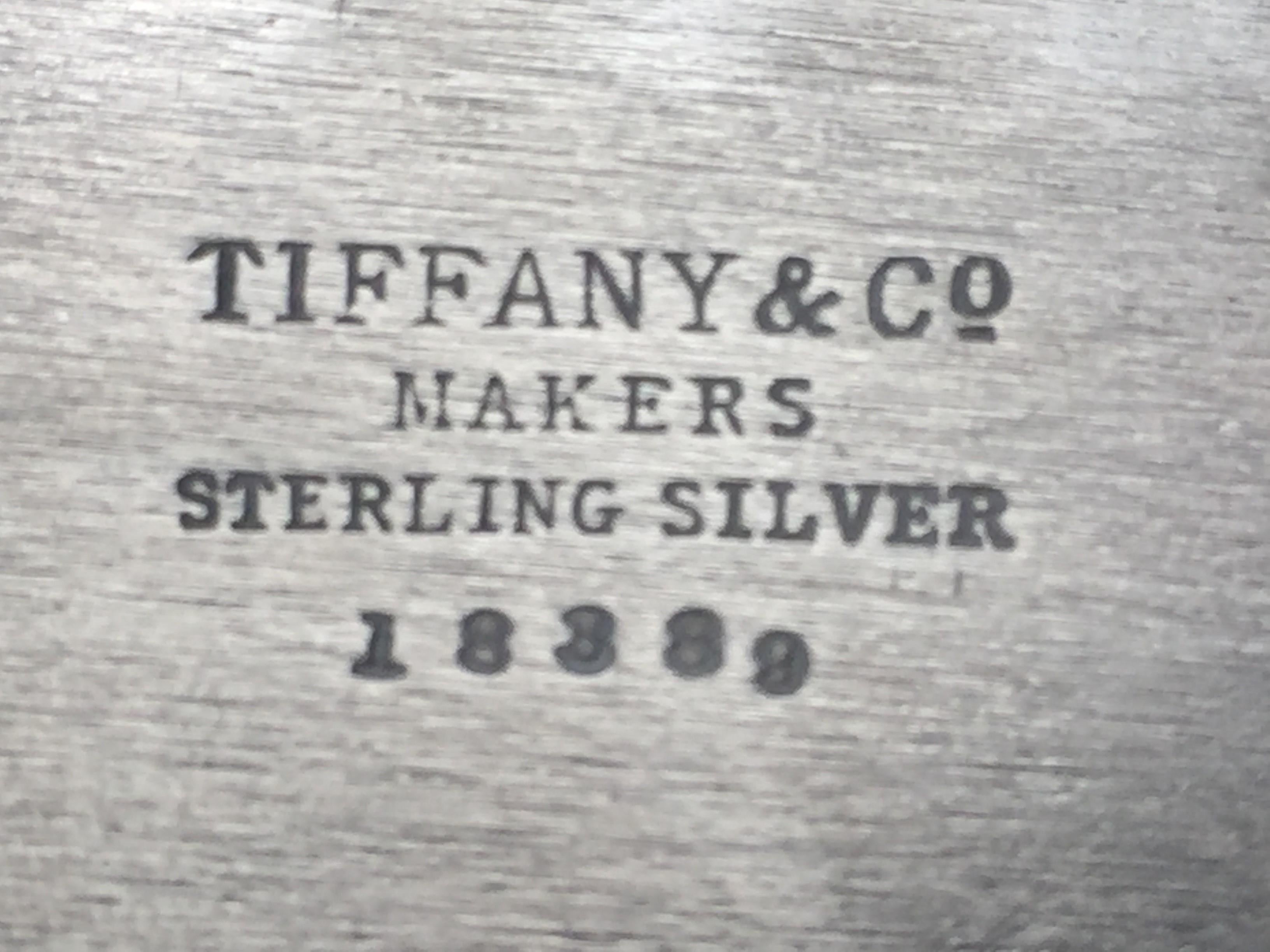 Tiffany Sterling Silver 1912 5-Piece Tea Coffee Set in Hampton Pattern Art Deco 4