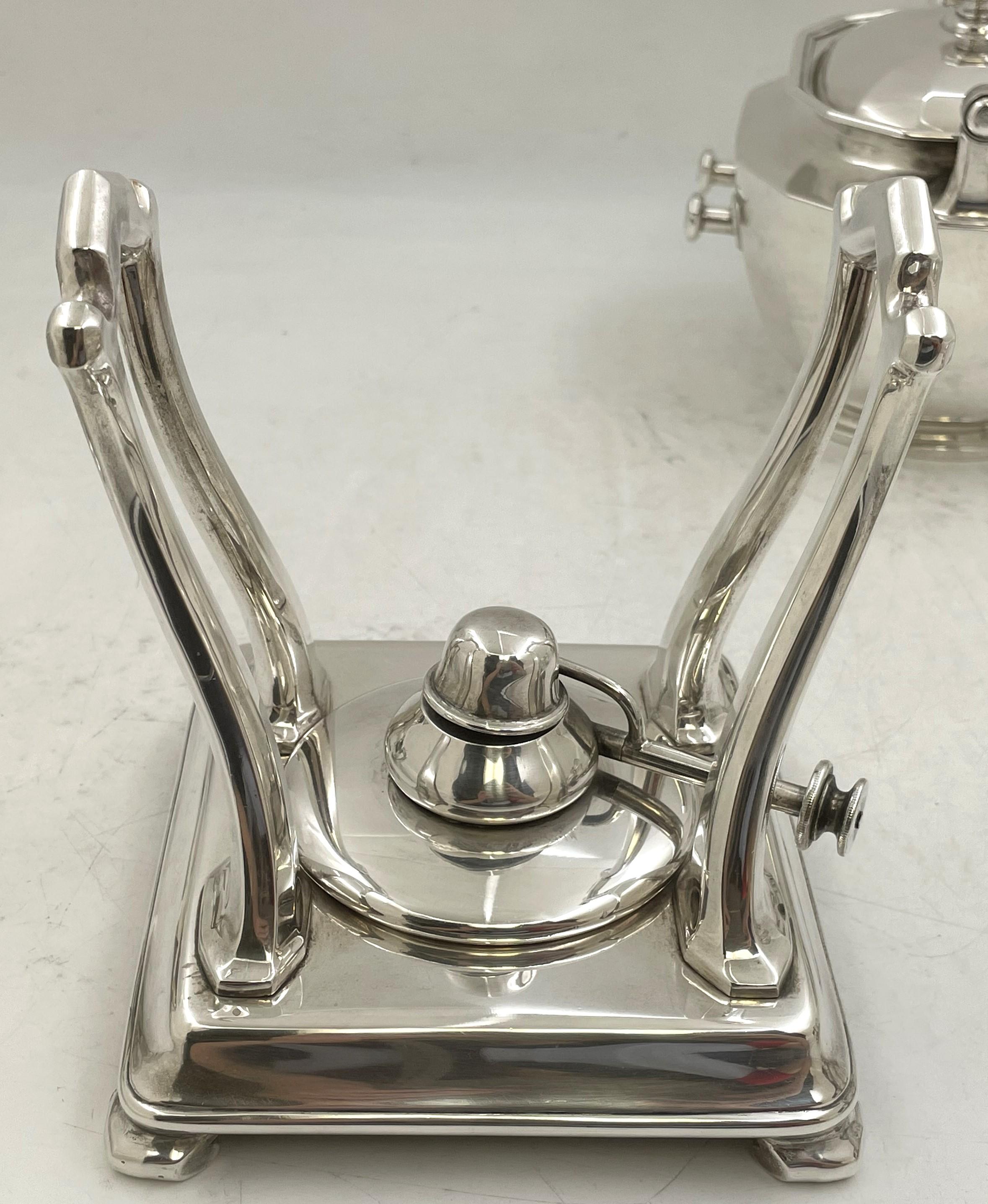 Tiffany Sterling Silver 7-Piece 1907 Tea & Coffee Set + Tray Century Pattern in vendita 1