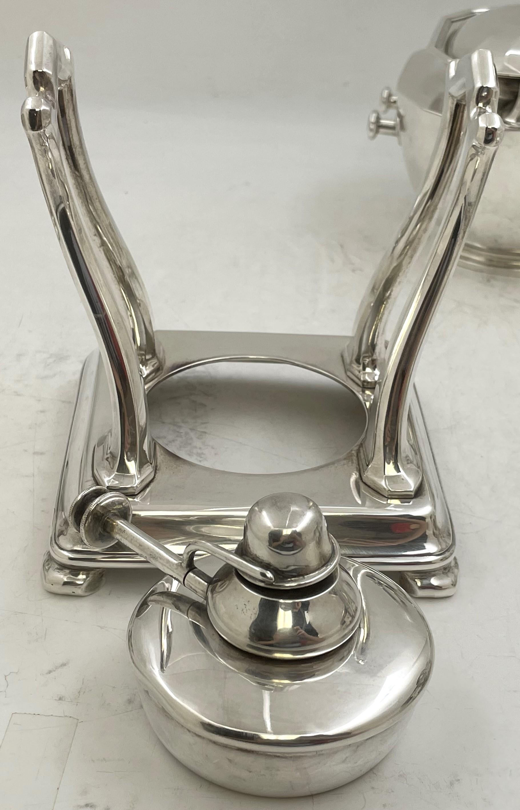 Tiffany Sterling Silver 7-Piece 1907 Tea & Coffee Set + Tray Century Pattern in vendita 2