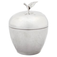 Vintage Tiffany Sterling Silver Apple Jar