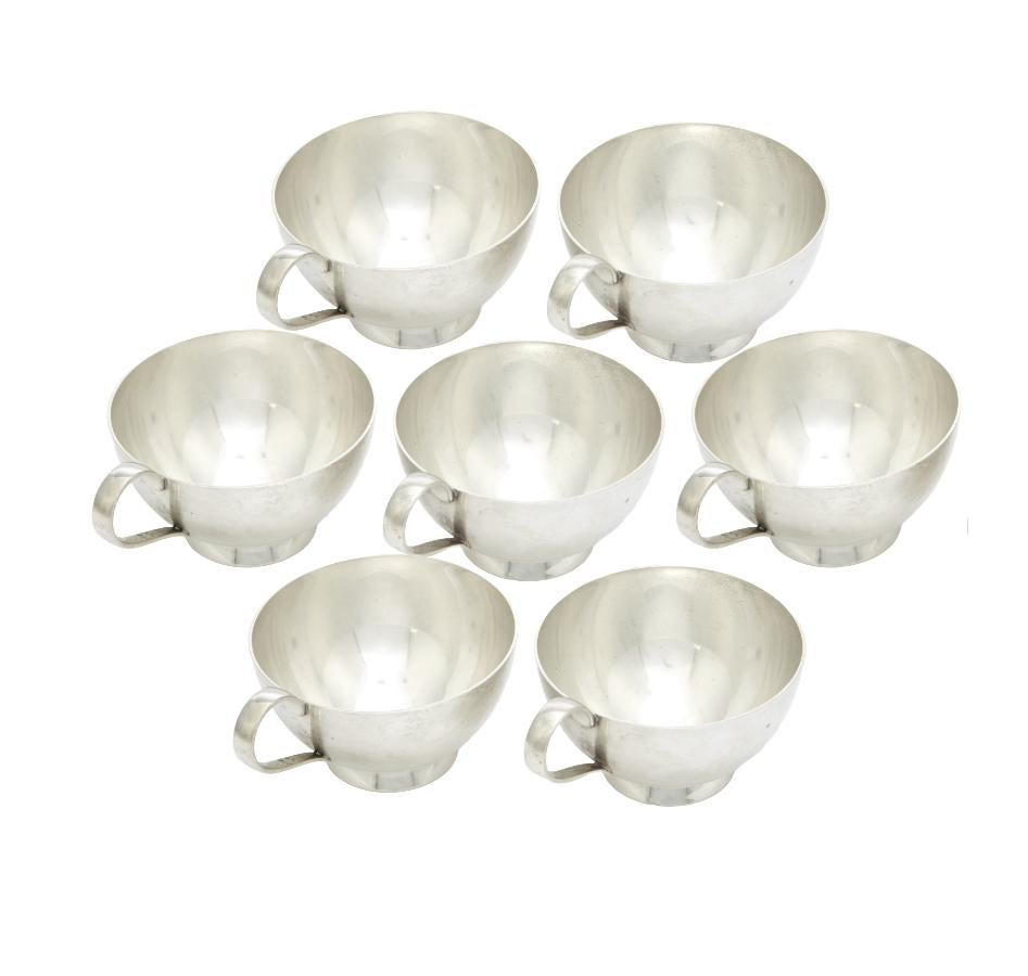Tiffany Sterling Silver Barware / Tableware Punch Cup Service For Ten People For Sale 4