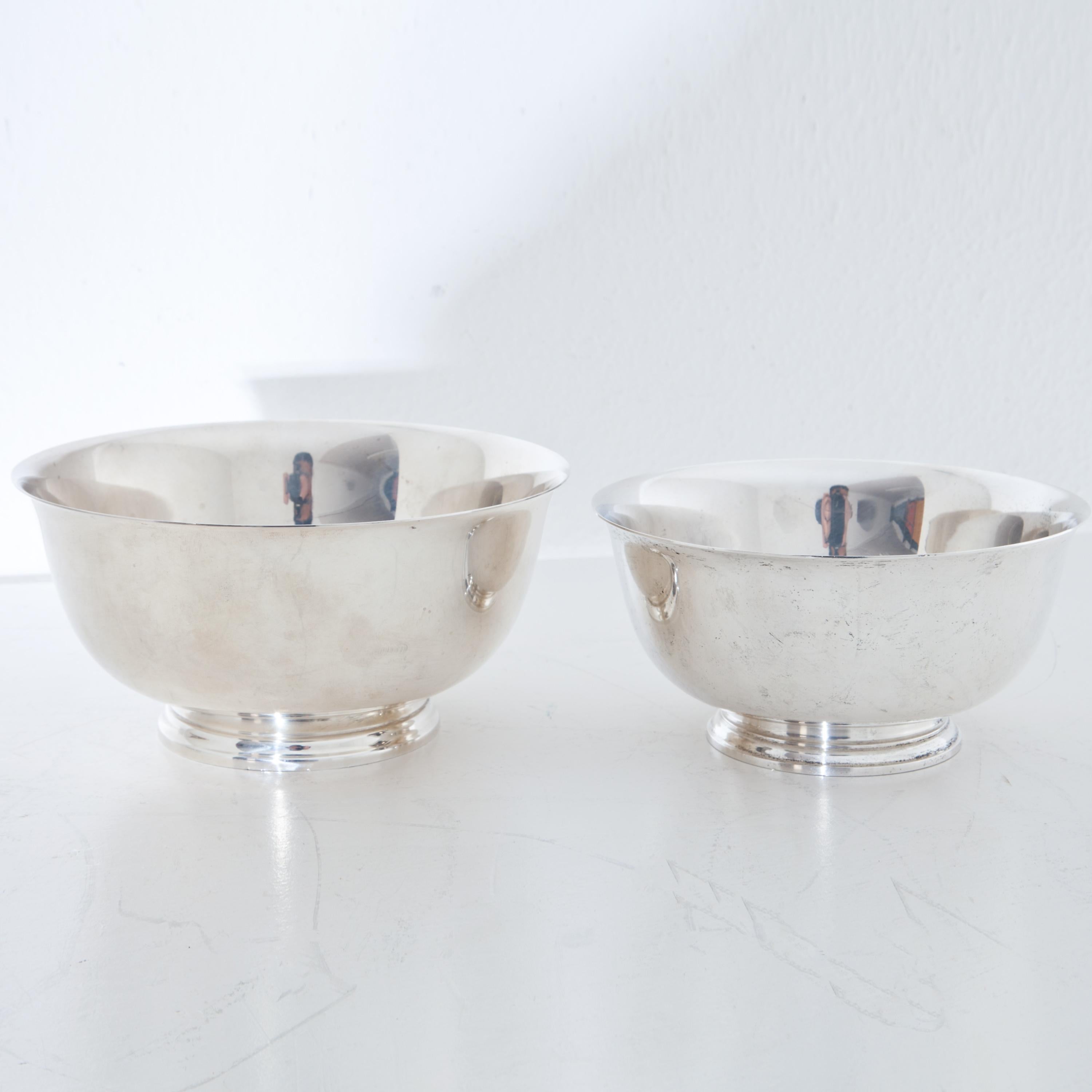 Tiffany Sterling Silver Bowls, 20th Century In Good Condition In Greding, DE