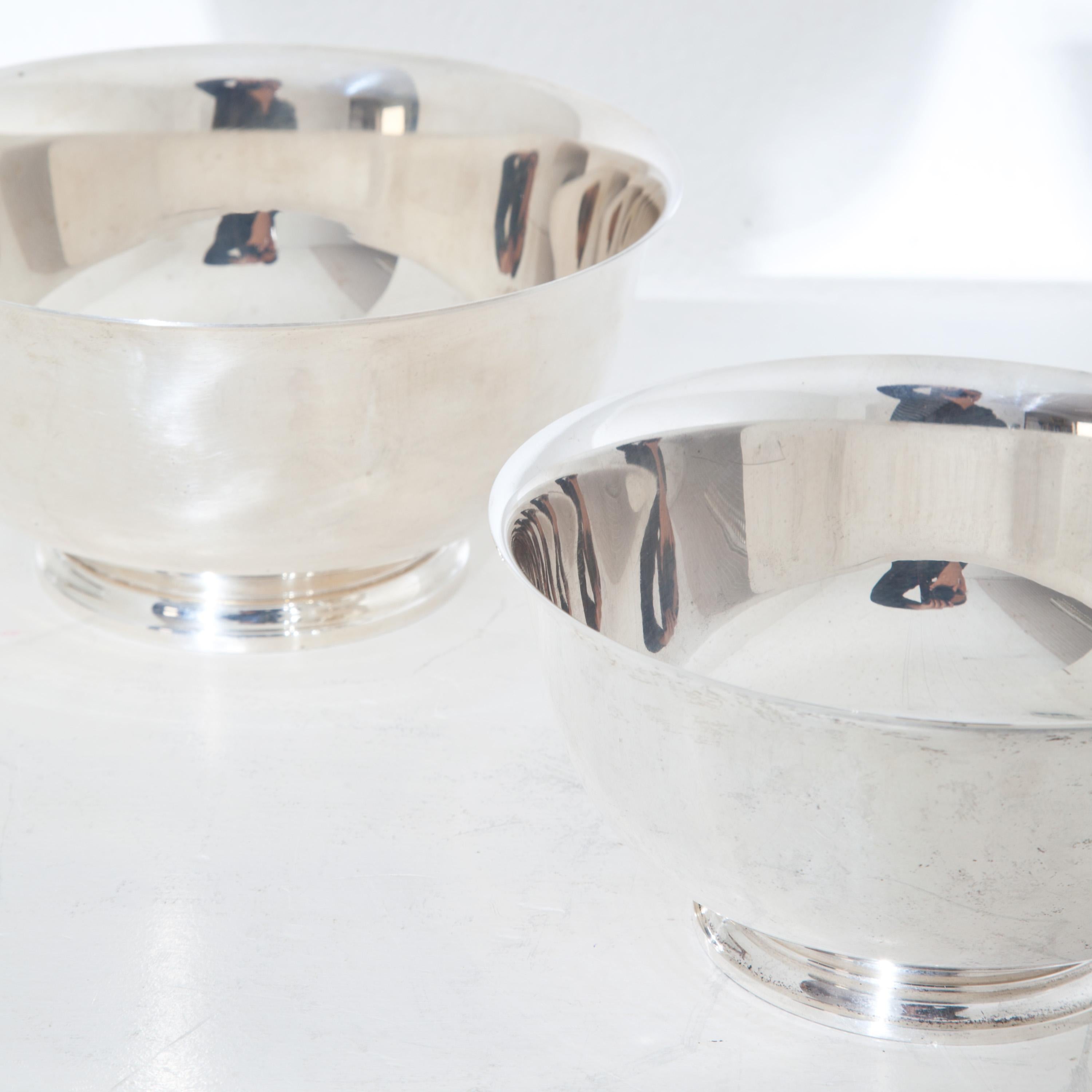 Tiffany Sterling Silver Bowls, 20th Century 1