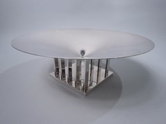 Tiffany Sterling Silver Centerpiece Designed by Frank Lloyd Wright