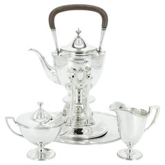 Tiffany Sterling Silver Classical Style Four Piece Tea / Coffee Service
