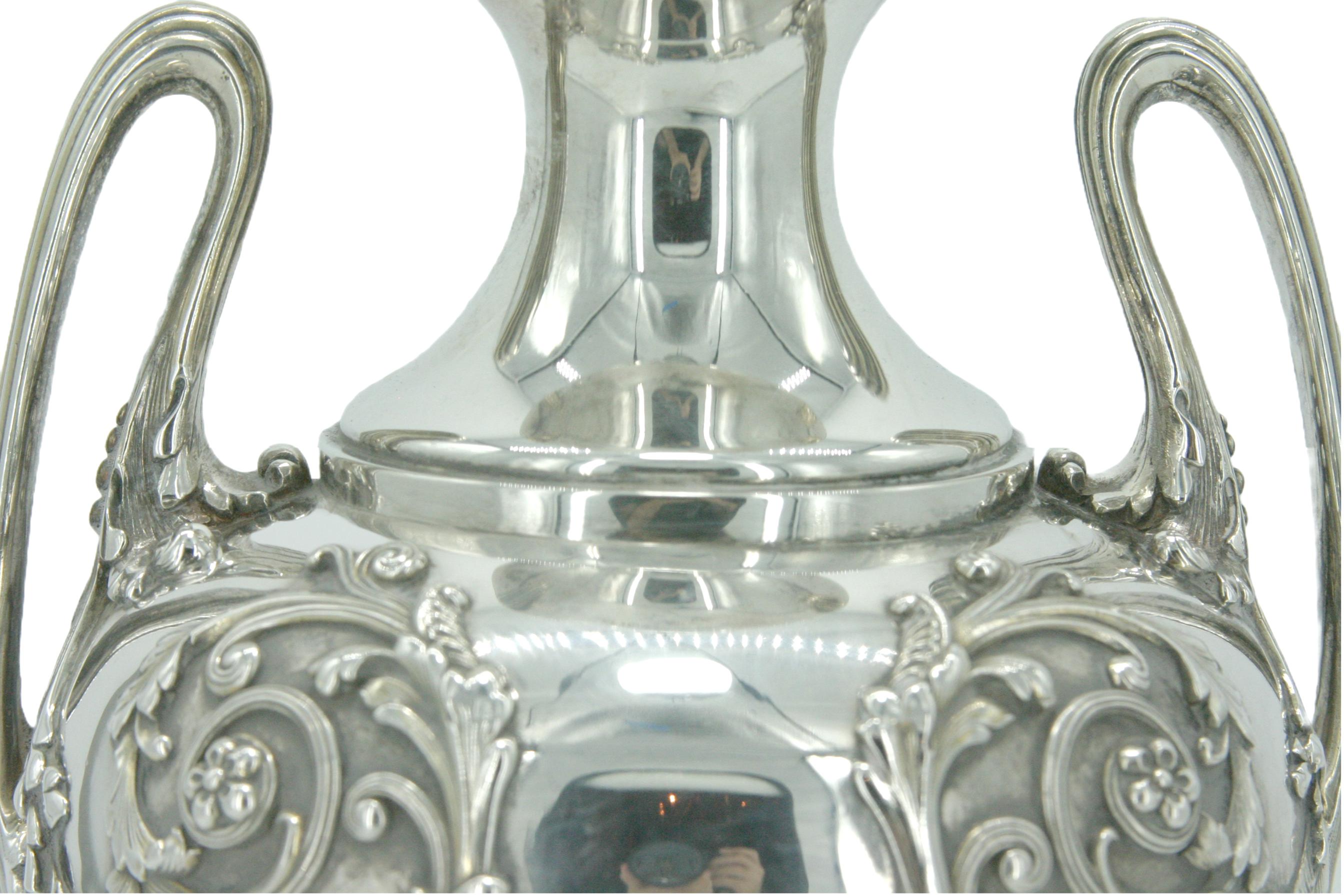 Tiffany & Co. Sterling Silver Decorative Vase For Sale 6
