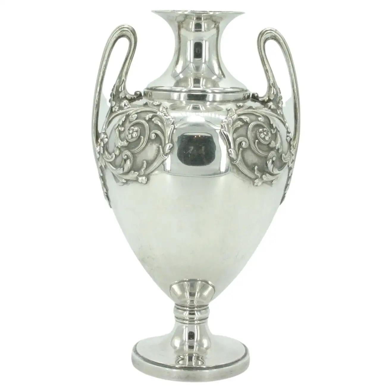 Tiffany & Co. Sterling Silver Decorative Vase For Sale 8