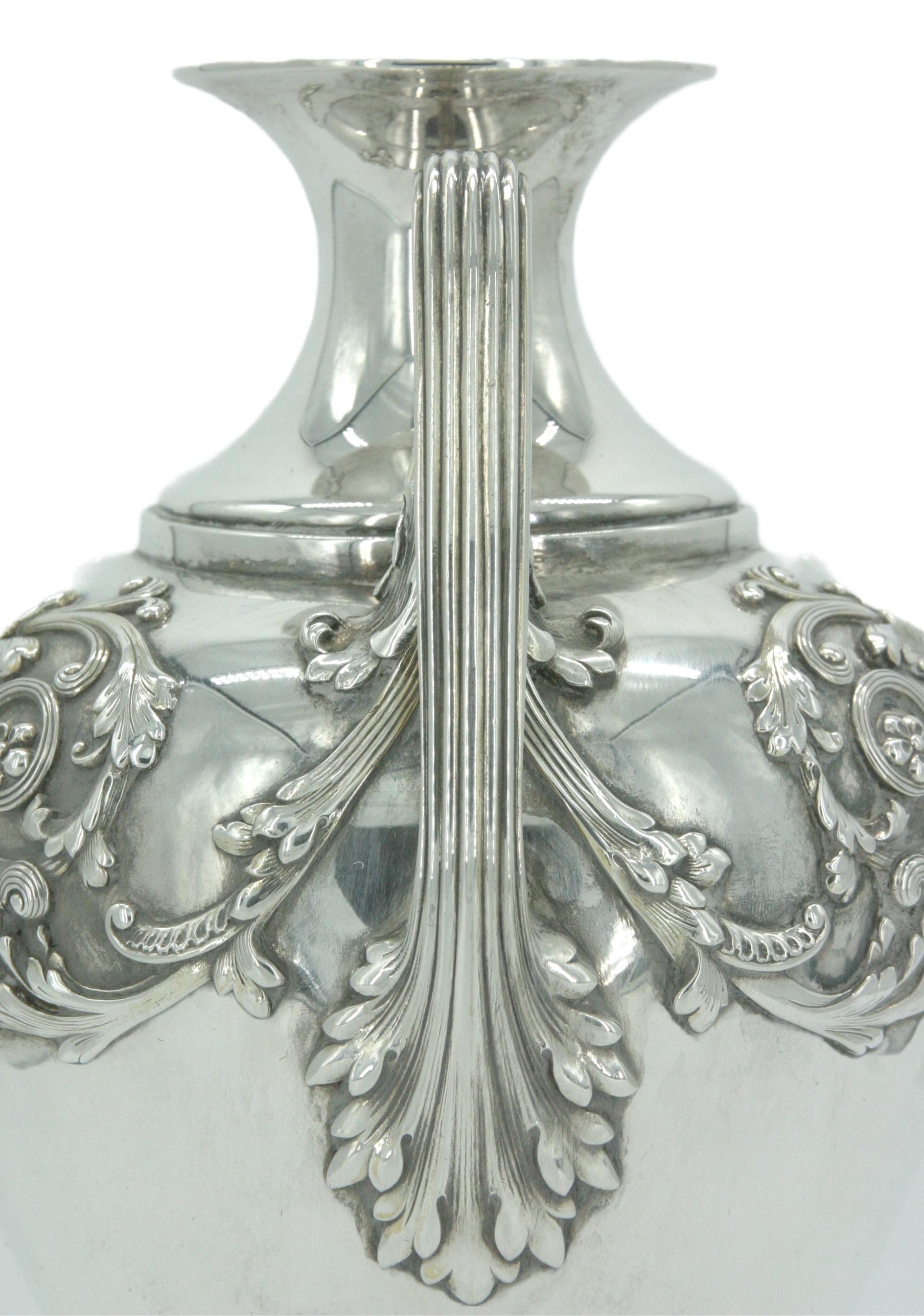 Tiffany & Co. Sterling Silver Decorative Vase For Sale 4