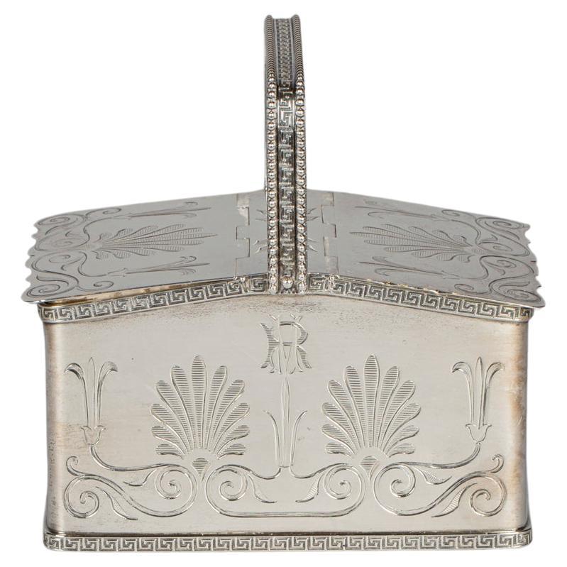 Tiffany Sterling Silver Double Tea Caddy, circa 1870 For Sale