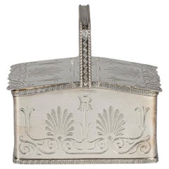 Used Tiffany Sterling Silver Double Tea Caddy, circa 1870
