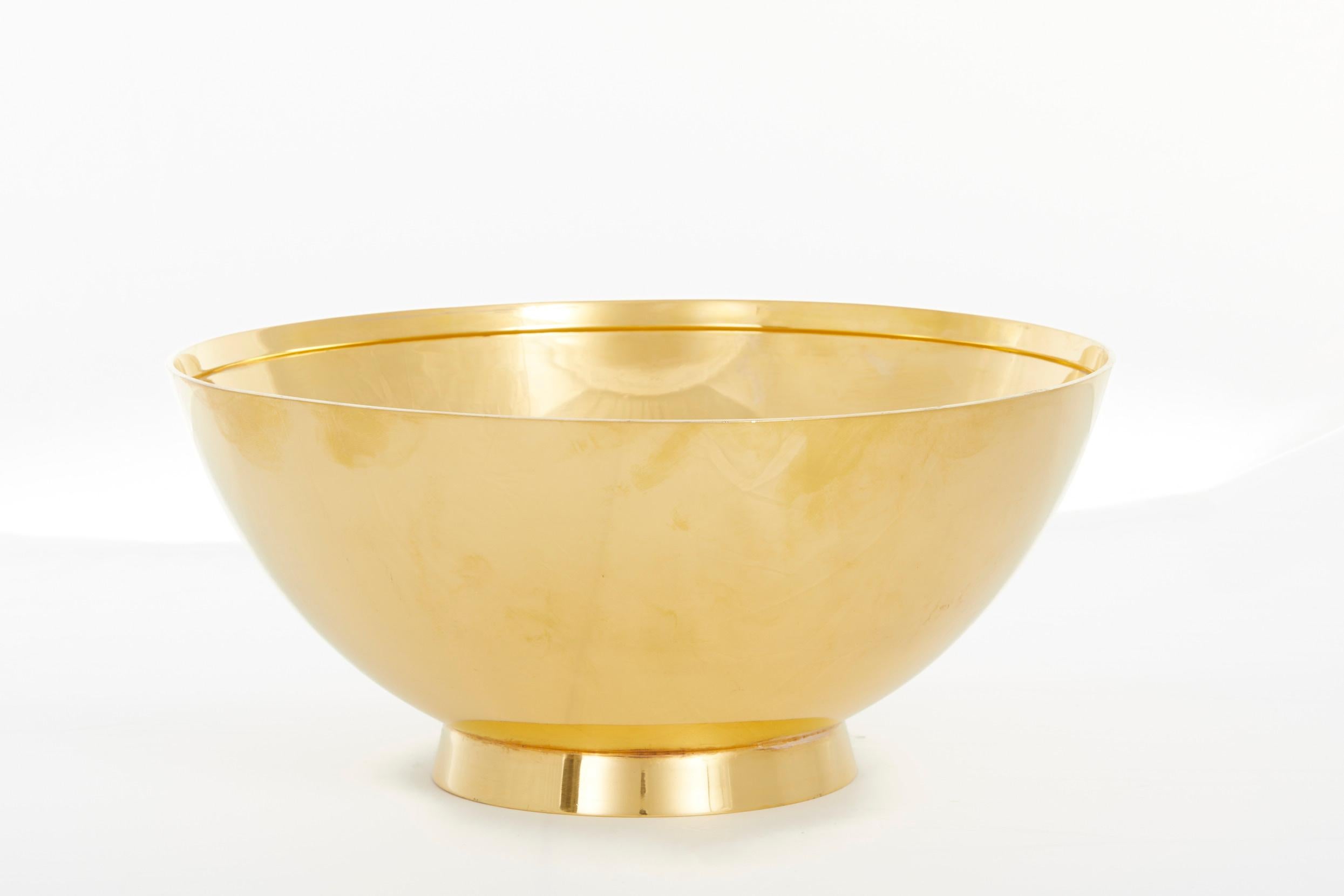 Tiffany & Co. Sterling Silver / Gilt Punch Bowl Service / 8 People For Sale 8