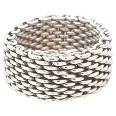 Tiffany Sterling Silver Mesh Ring