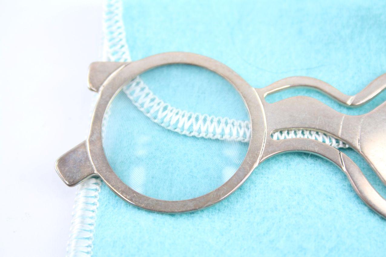 TIFFANY  Segnalibro e lente d'ingrandimento in argento Sterling Novelty In condizioni buone in vendita a York, GB